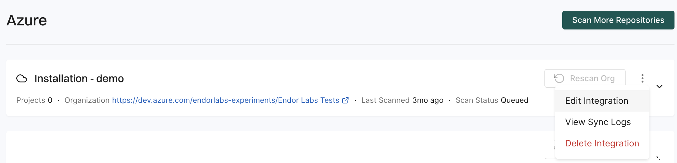 Manage Azure App