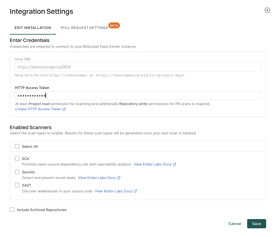 Edit Bitbucket App