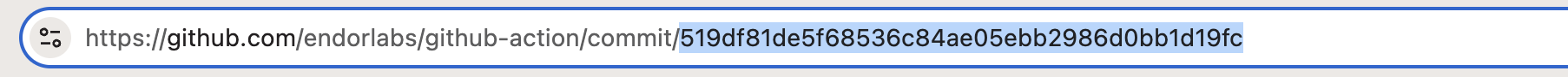 Copy commit SHA